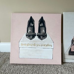 Two pictures, cute for girls room